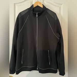 INC International Concepts Men's Black Zip-Up Jacket